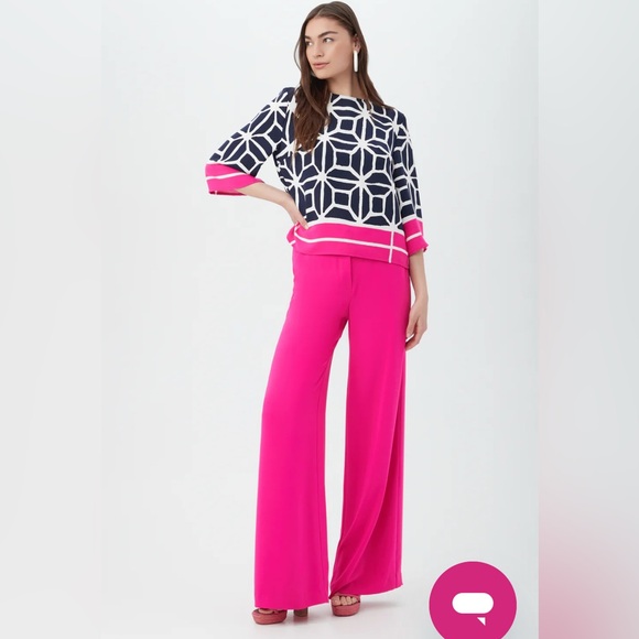 Trina Turk Pants - Trina Turk Verity 3 Wide-Leg
Pants Bold Pink Size 6